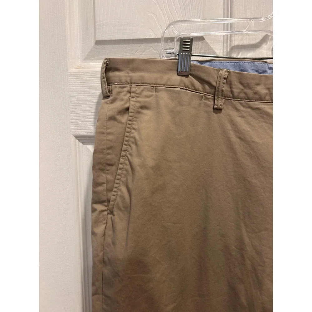 Polo Ralph Lauren Mens Stretch Classic Fit Chino‎ Pants Khaki Tan 40 Tall 40T/34